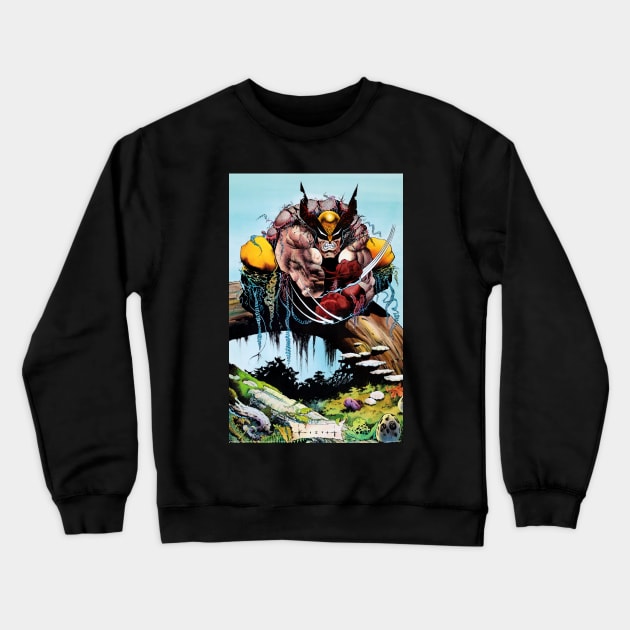 Sam Kieth Claws Crewneck Sweatshirt by dumb stuff, fun stuff